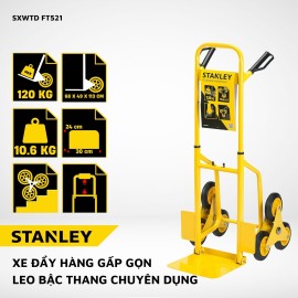 XE ĐẨY HÀNG LEO CẦU THANG STANLEY FT521 – TẢI TRỌNG 120KG.